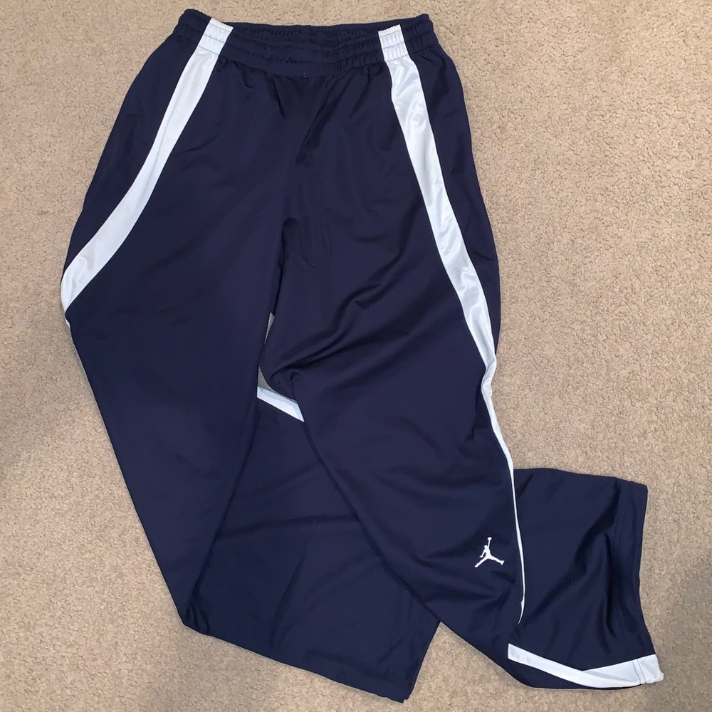 Nike Jordan Basketball Sweats - Navy blue and white men’s large
